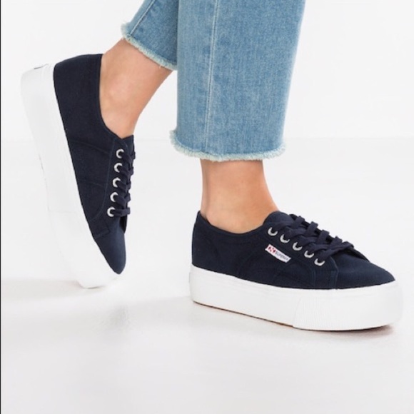 superga navy white